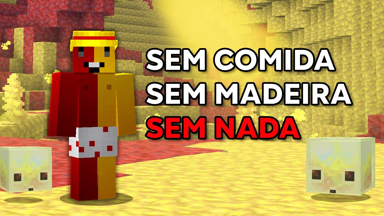 Minecraft, mas o Mundo Inteiro é BIOMA DE ENXOFRE