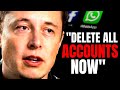 Elon musk final warning delete social media now