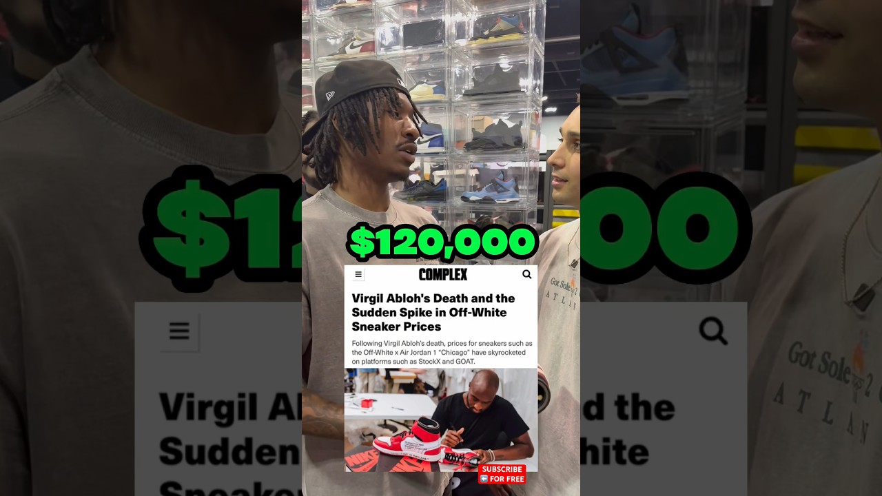 Virgil Abloh's Death and the Sudden Spike in Off-White Sneaker Prices