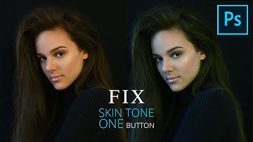 Fix Skin Tones with One Button in Adobe Photoshop CC 2020!