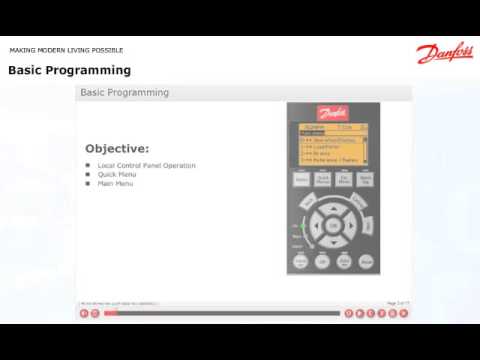 Danfoss Learning - Basic Programming - eLesson preview