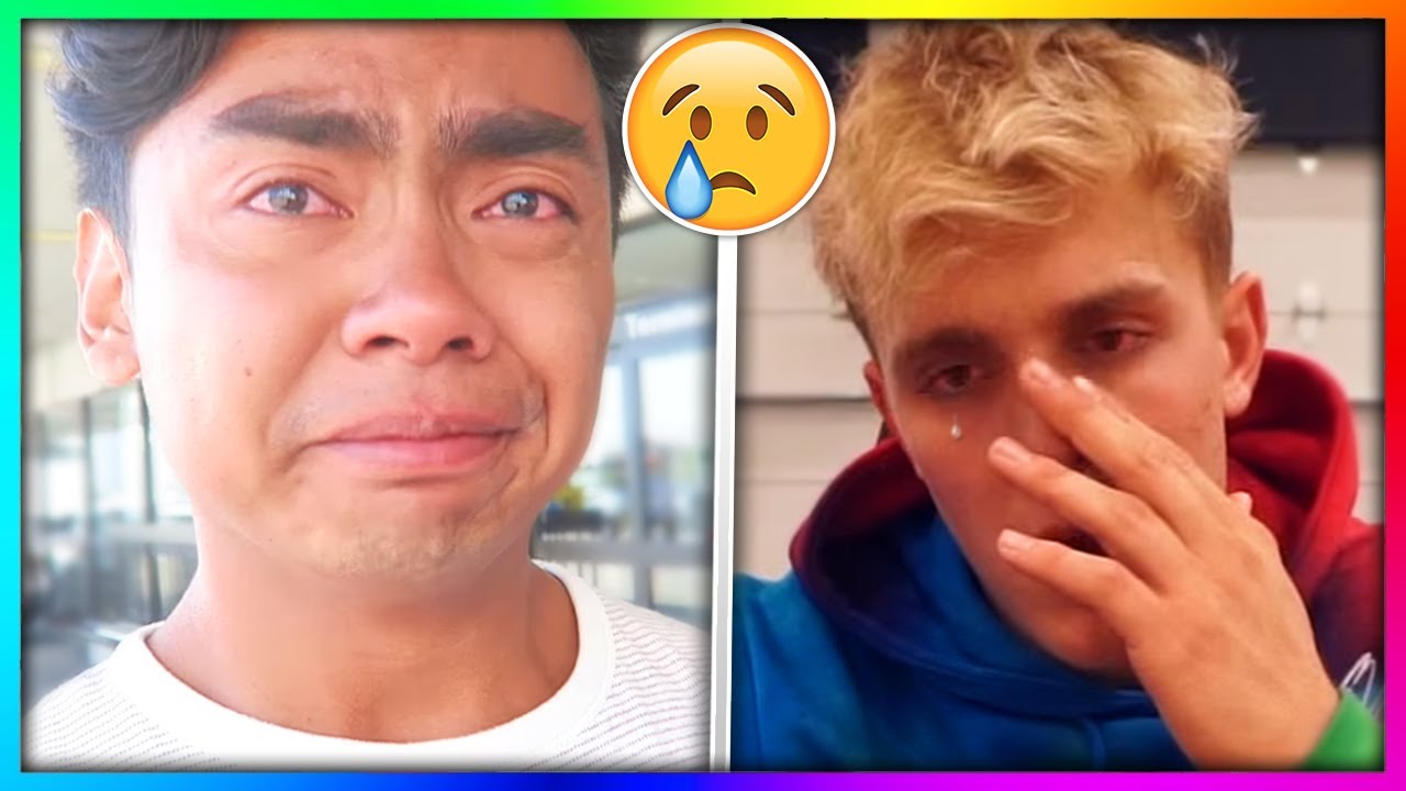 10 YouTubers Who CRIED On Camera! ?  (Guava Juice, Jake Paul, DanTDM, jacksepticeye, Markiplier)