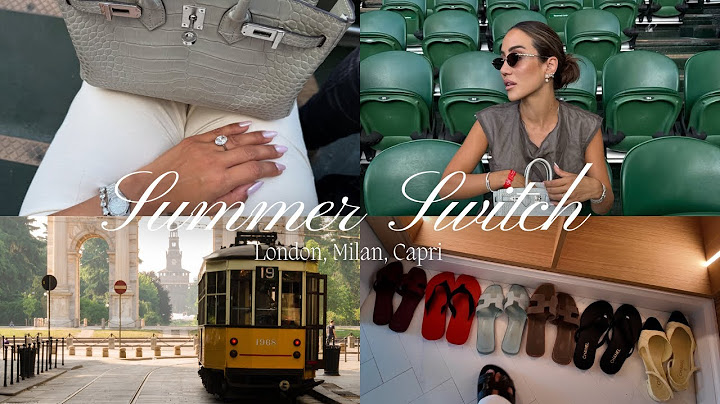 From Tears at Wimbledon to Capri: Summer Wardrobe and many outfits