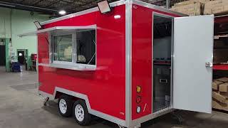 8' X 12' Food Concession Trailer Fully Loaded With Every Option