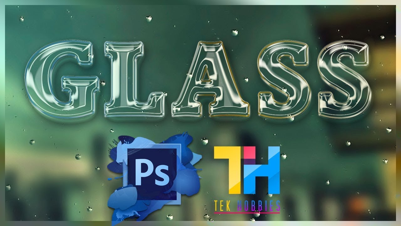 photoshop tutorial glass effect