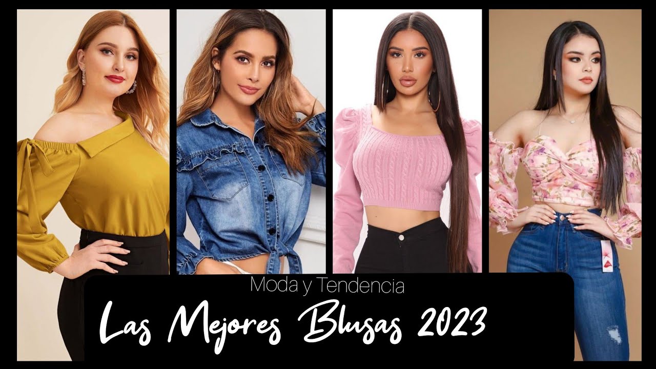 BLUSAS DE MODA 2023 LOS MEJORES MODELOS BLUSAS MUJER #moda2023  #tendencia2023 #blouses #blusas2023 