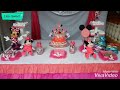 Decoración Minnie Mouse fiesta infantil