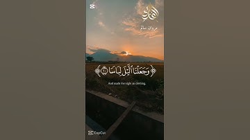 عم يتساءلون #سورة_النبأ#القرآن_الكريم #تلاوه #صوت_جميل #راحة_نفسية #duet #القارئ_مروان_سالم