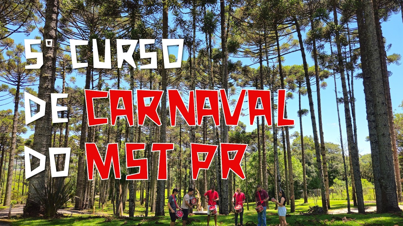 Unidos da Lona Preta na avenida: MST PR realiza 5º Curso de Carnaval