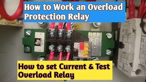 Working of Thermal Overload Relay #relay #abb #schneider #lnt #bch #cns #siemens #olr #overload