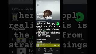 Download Lagu if you wanna hear the music, his name is Caleb McLaughlin on spotify MP3 Download Lagu if you wanna hear the music, his name is Caleb McLaughlin on spotify MP3