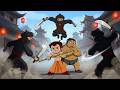 Chhota Bheem VS 3 Masked Ninjas | Kids Action Cartoons | Funny Kalia Moments Video