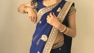 Saree Wearing Method | How To Wear Sari Blouse In Holi ❤️ Festival Special Party Wear Perfect Saree