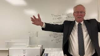 physics 1101 Chapter 10 - Fluids