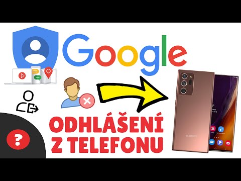 Jak ODHLÁSIT GOOGLE ÚČET z TELEFONU | Návod | Google  / MOBIL