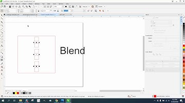 Corel Draw Tips & Tricks Align and Distribute More info part 4 BLEND