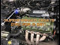 Caseys civic got supercharged for a day! (D16y7 supercharged)