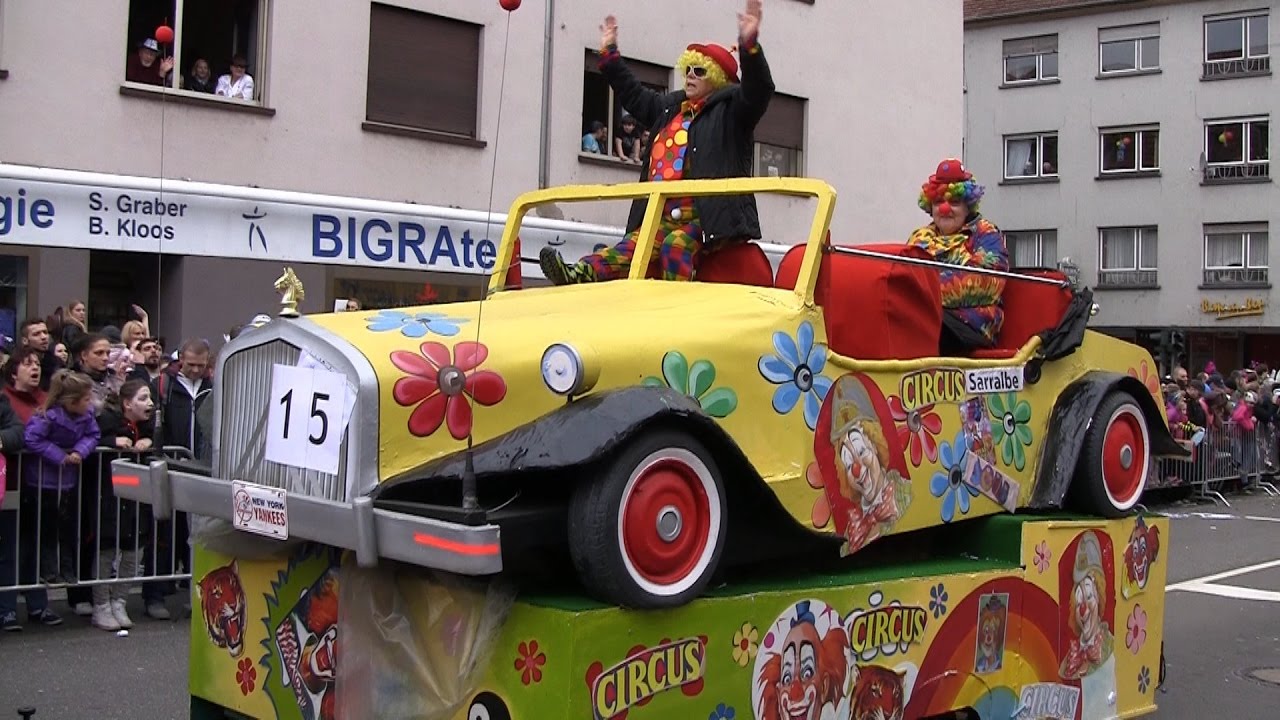 Rosenmontagszug 2017 Saarbrücken-Burbach  [Ausschnitte HD]