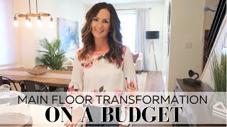 Main Floor Transformation | Home Renovation | Home Design on a BUDGET