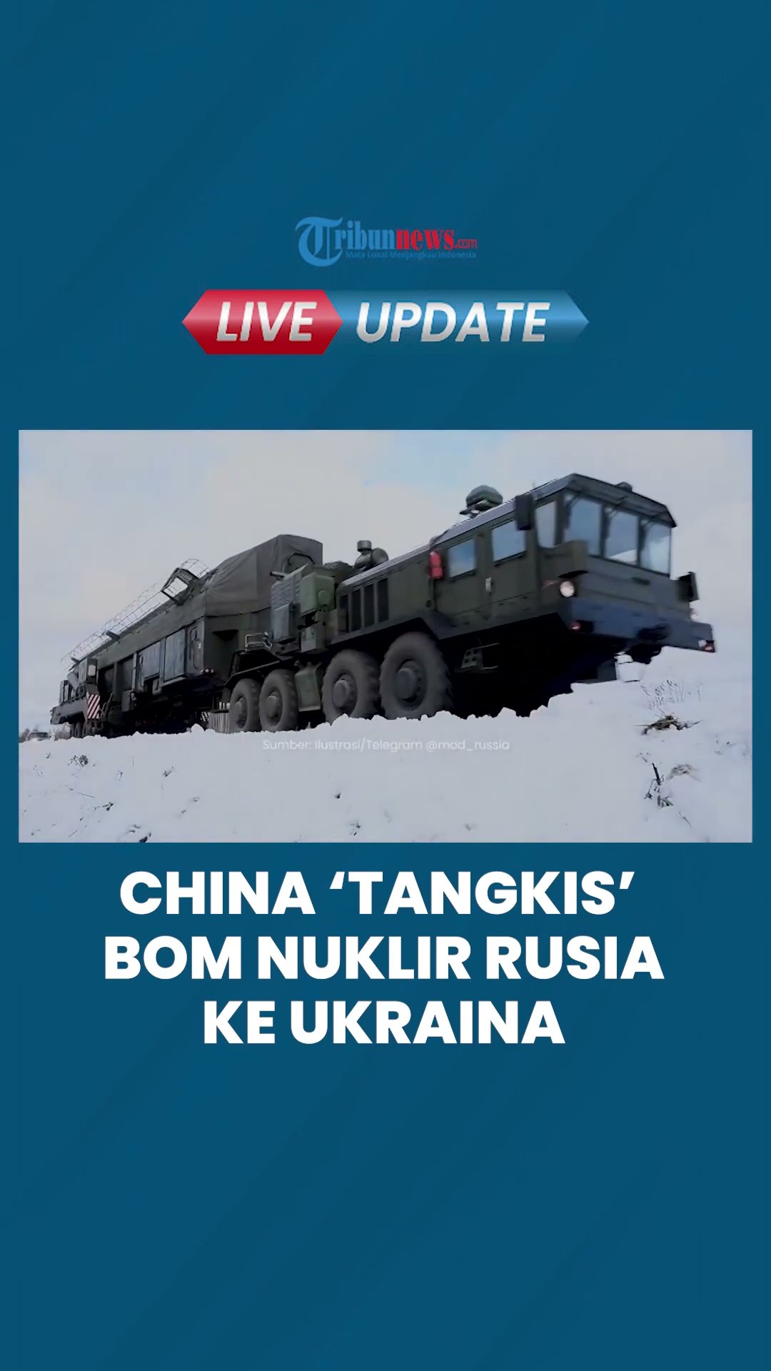 Rusia Siap Tembakkan Bom Nuklir ke Ukraina, China Menentang Rencana Vladimir Putin: Tahan Dulu