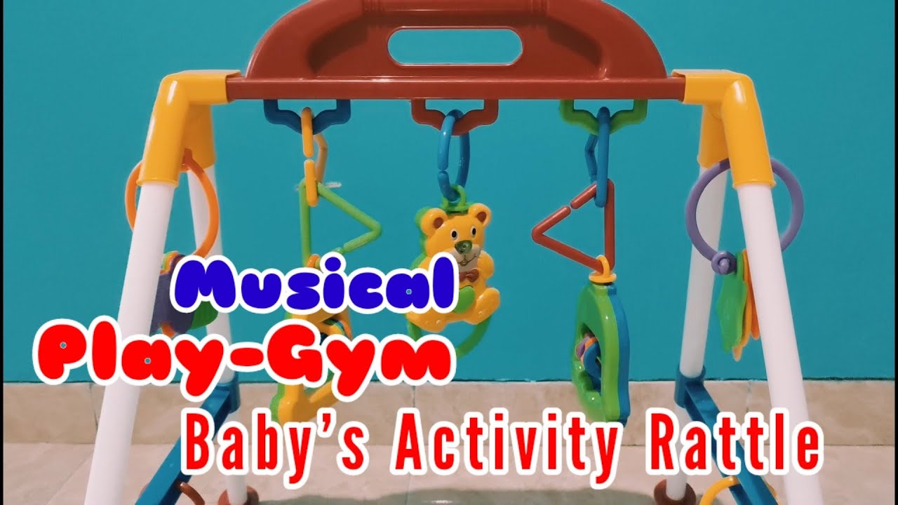 MUSICAL PLAYGYM BABY'S ACTIVITY RATTLE MERANGSANG MOTORIK ANAK YouTube
