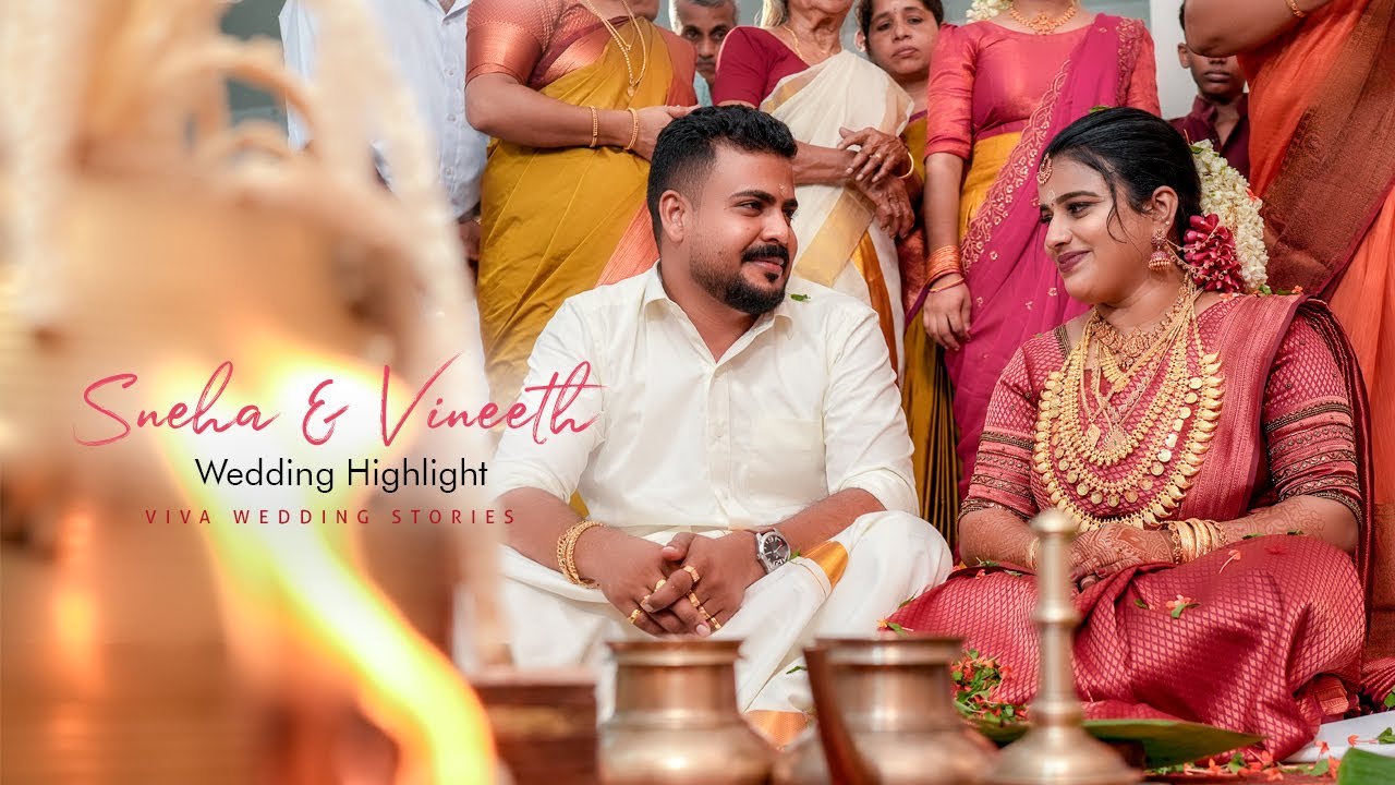 Kerala Hindu Wedding Highlights 2023 | SNEHA & VINEETH | VIVA Wedding Stories