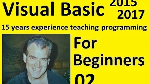 Microsoft Visual Basic For Beginners, DIM and STRINGS, #2