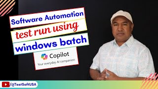 How to create batch file for Software Automation Test run