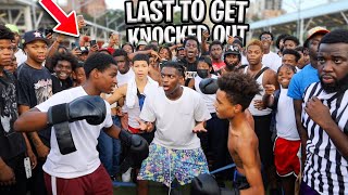 LAST TO GET KNOCKED OUT IN THE HOOD *NEW YORK EDITION*