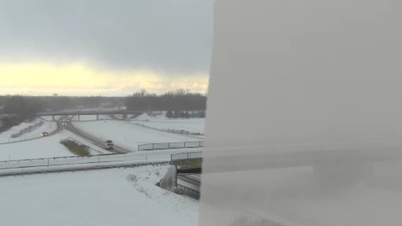 New York: Snow Squall In Blasdell (20x speed) #NYWX - YouTube