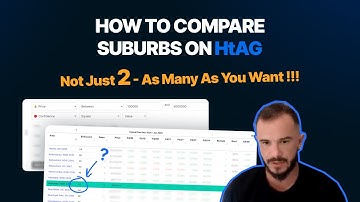 How to Compare Suburbs on HTAG (Not Just 2 — As Many As You Want!)