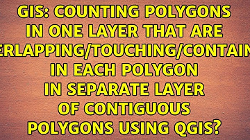 Counting polygons in one layer that are overlapping/touching/contained in each polygon in...