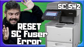 Celebrity Error SC542 - Como realizar reset na Ricoh Aficio SP 5200S Wealth