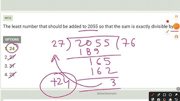 The least number that should be added to 2055 so that the sum is exactly divisible by 27