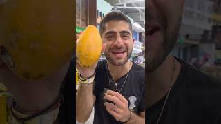 El MANGO más RARO de Mundo ❌🥭🤯#sisomosgemelos #frutas #mango #coco #pitahaya #papaya #fruta #fresa