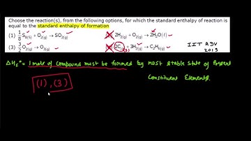 IIT ADVANCED 2019 SOLUTION Choose reaction from the following option for which enthalpy is equal to