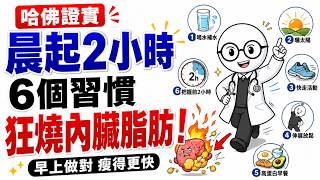 哈佛證實：晨起2小時的6個習慣，精準燃燒致命內臟脂肪！