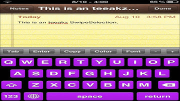 SwipeSelection - Tweak - Faster Text Error Correction!