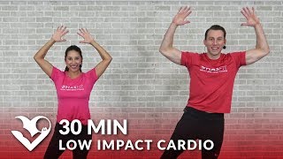 30 Minute Low Impact Cardio Workout for Beginners - 30 Min Standing Cardio with No Jumping Workout