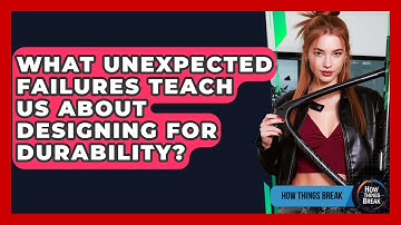 What Unexpected Failures Teach Us About Designing For Durability? - How Things Break