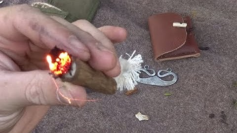 Lamp Wick for Flint and Steel - Bushcraft