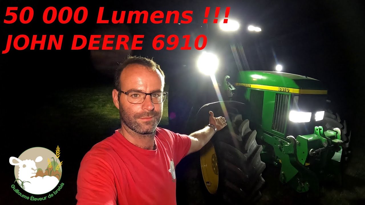 Je change l'éclairage du tracteur, passage full LED, attention les