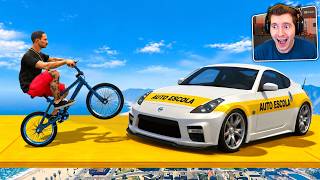 GTA V Online: BMX vs CARRO AUTO ESCOLA - só MITADA!