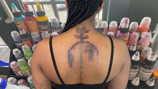 Back Tattoo Cover Up Vlog