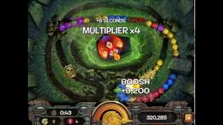 Zuma Blitz Kroakatoa - Halloweeen Board 12.5 Million, Curve Clear Strat