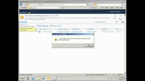 SharePoint 2010 Recycle Bin How to Use It