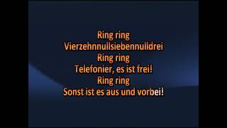 Video thumbnail of "Ring ring (dt.)  -  ABBA - Karaoke"