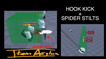 The Hook kick + Spider Stilts new synergy/interaction (item asylum)