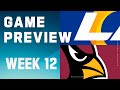Los Angeles Rams vs. Arizona Cardinals | 2023 Week 12 Game Preview