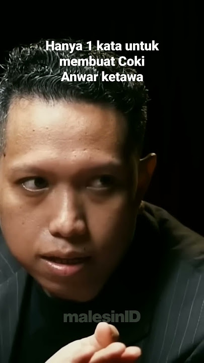 narasumber ini berkali kali bikin coki anwar ketawa karena celetukan absurdnya. #cokianwar